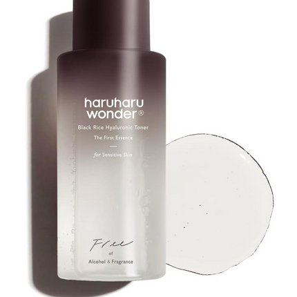 Haruharu WONDER Black Rice Hyaluronic Toner ingredients and texture
