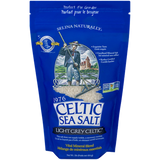 Light Grey Coarse Sea Salt, 1 lb Resealable Bag