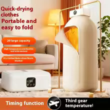 USA-CALI Portable Electric Travel Clothes Dryer