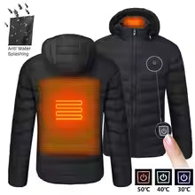 USA-CALI Premium Heated Jacket – Adjustable Warmth