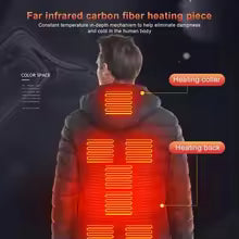 USA-CALI Premium Heated Jacket – Adjustable Warmth